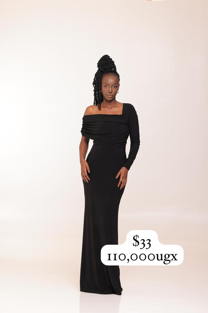 Box Off Shoulder Dress - UGX 110K